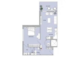 1 Bed 786 Sq. Ft. Apartment in Object VERDAN1A 1