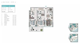 2 Beds 999 Sq. Ft. Apartment in Octa Isle