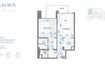 Omniyat Anwa Aria 1 Bed Layout