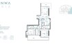 Omniyat Anwa Aria 2 Beds Layout