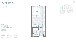 372 Sq. Ft. Studio in Omniyat Anwa Aria