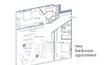 Omniyat Opus 2 Beds Layout