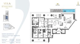 4 Beds 7373 Sq. Ft. Apartment in Omniyat Vela Residences