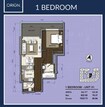 Orion Building 1 Bed Layout