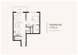 1 Bed 689 Sq. Ft. Apartment in Oro24 Albero