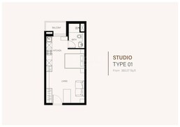 360 Sq. Ft. Studio in Oro24 Albero