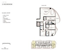 2 Beds 2016 Sq. Ft. Apartment in Palladium Coralis Residences