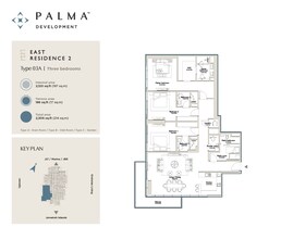 2 Beds 2306 Sq. Ft. Apartment in Palma East Residence