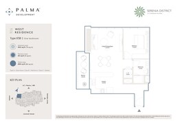 1 Bed 899 Sq. Ft. Apartment in Palma Serenia District West