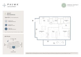 2 Beds 1350 Sq. Ft. Apartment in Palma Serenia District West