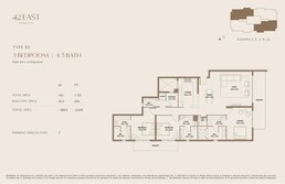 3 Beds 2041 Sq. Ft. Apartment in Panchshil 42 East Residences