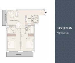 2 Beds 1799 Sq. Ft. Apartment in Pantheon Elysee Heights