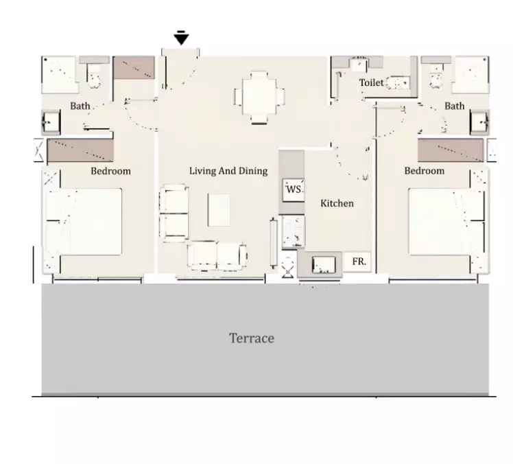 Pantheon Maison Elysee 3 2 Beds Layout