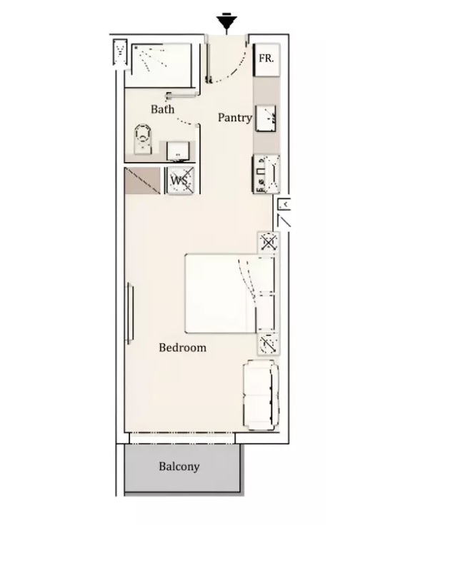 Pantheon Maison Elysee 3 Studio Layout