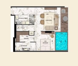 1 Bed 811 Sq. Ft. Apartment in Peace Homes Sky Living