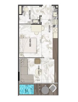 441 Sq. Ft. Studio in Peace Homes Sky Living