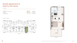 373 Sq. Ft. Studio in PG One