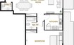 Plazzo Heights 1 Bed Layout