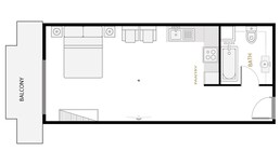 406 Sq. Ft. Studio in Plazzo Heights