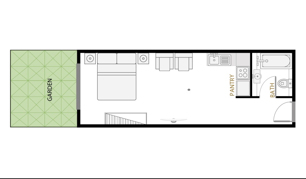 Plazzo Heights Studio Layout