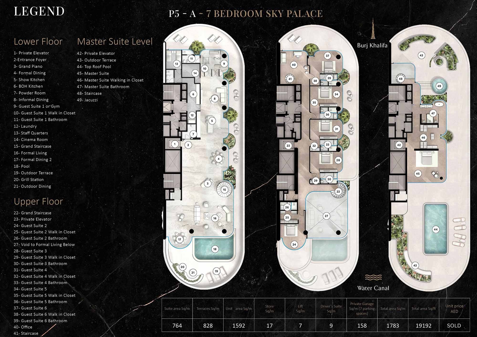 7 Beds 19192 Sq. Ft. Apartment in PMR The Rings