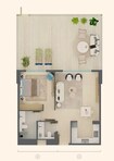 POB1 Serenova 1 Bed Layout