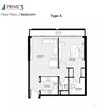 Prescott Prime Residency 3 1 Bed Layout