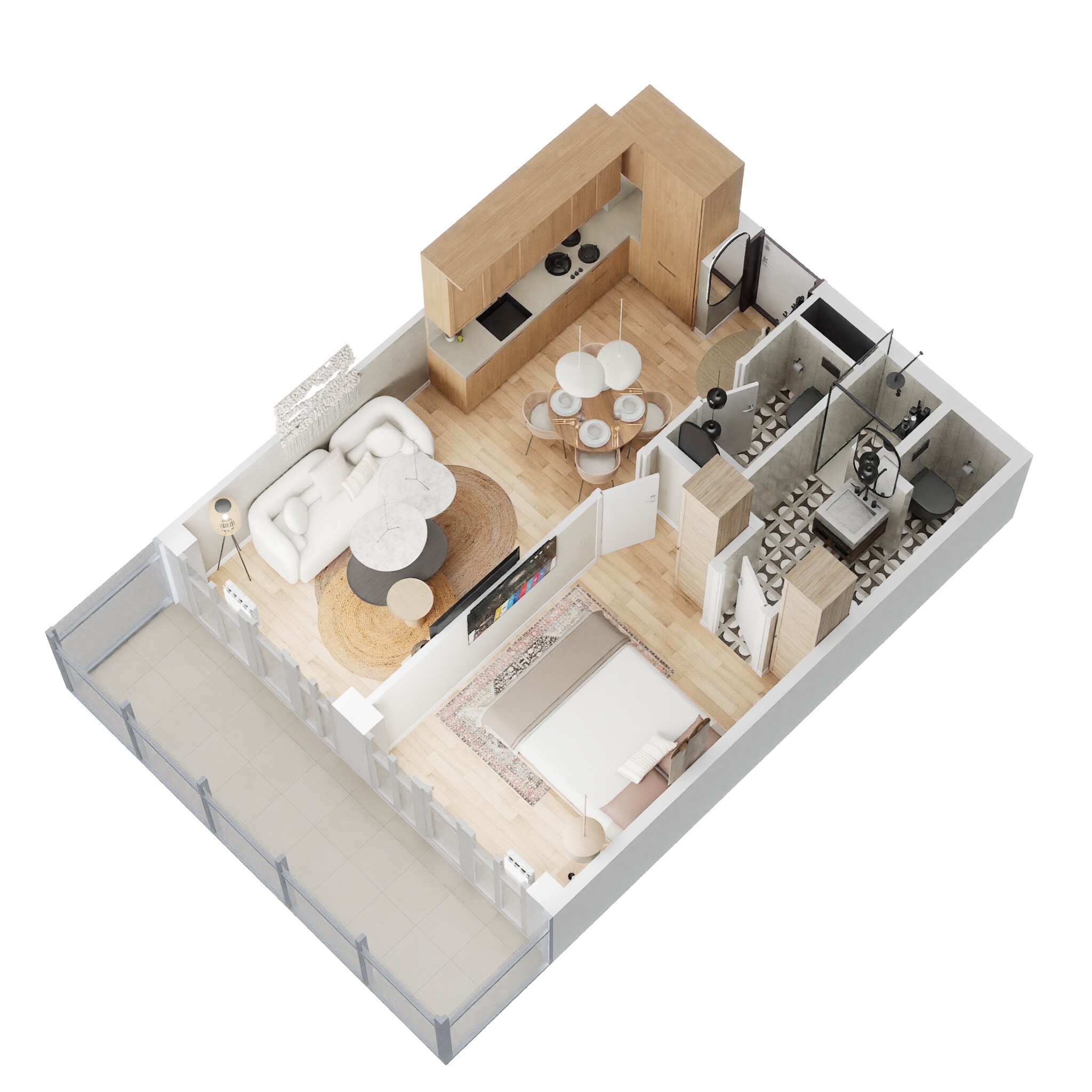 1 Bed 713 Sq. Ft. Apartment in Prescott Serene Gardens