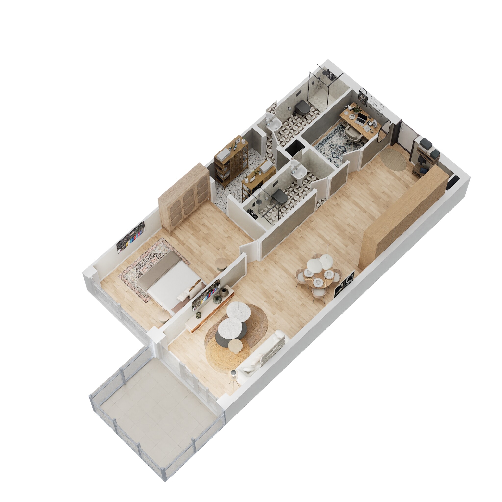 1 Bed 795 Sq. Ft. Apartment in Prescott Serene Gardens