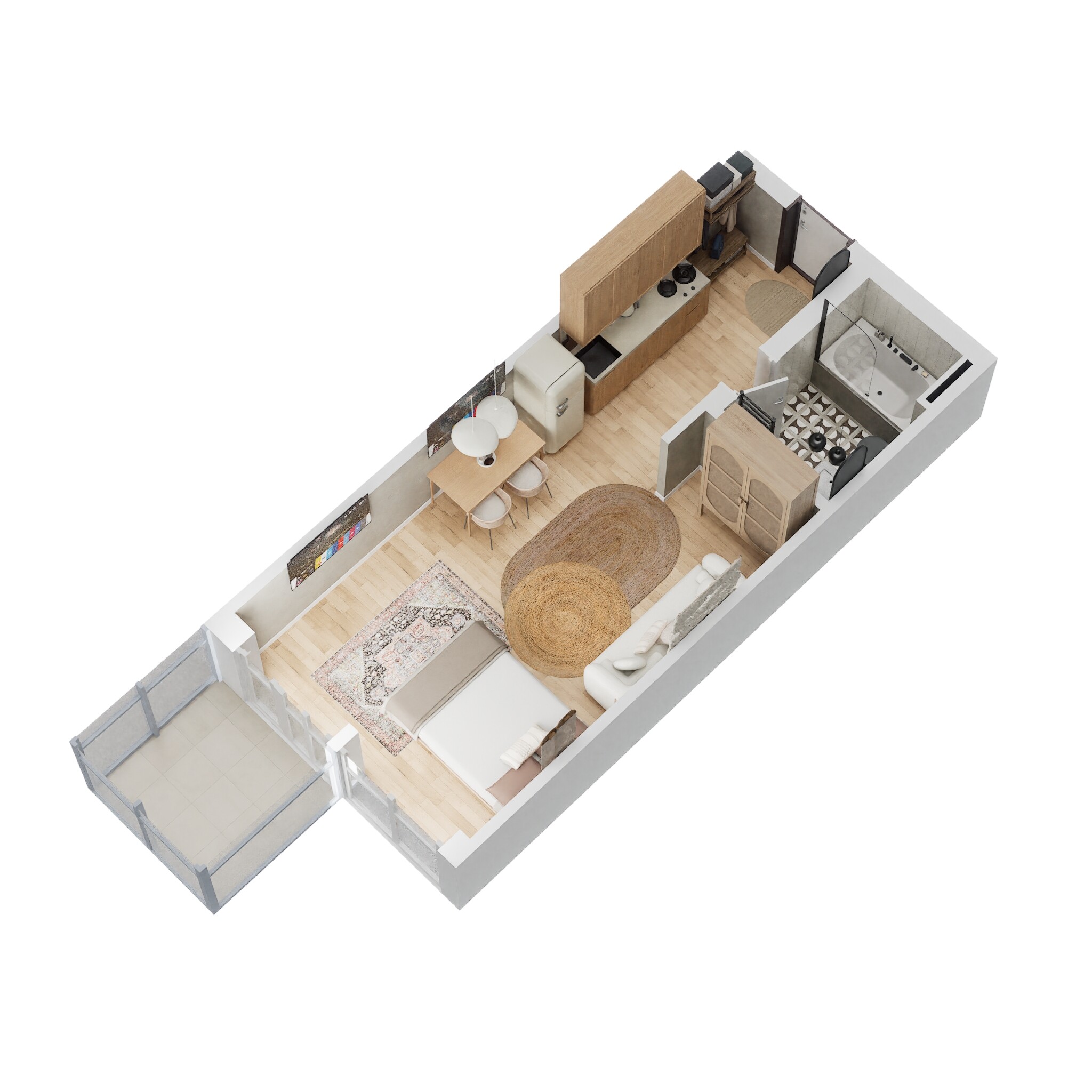 399 Sq. Ft. Studio in Prescott Serene Gardens