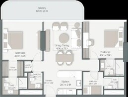 2 Beds 1223 Sq. Ft. Apartment in Prescott The Caden