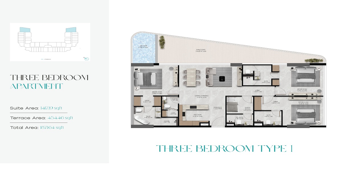 3 Beds 1872 Sq. Ft. Apartment in Prescott Verano