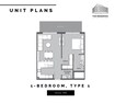 Prestige One The Residence 1 Bed Layout