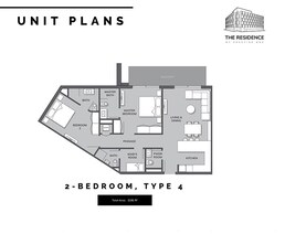 2 Beds 1191 Sq. Ft. Apartment in Prestige One The Residence