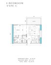 Prestige One The Waterway 1 Bed Layout