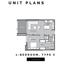 1 Bed 812 Sq. Ft. Apartment in Prestige One Vista