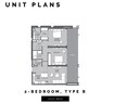 Prestige One Vista 2 Beds Layout