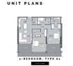 Prestige One Vista 2 Beds Layout