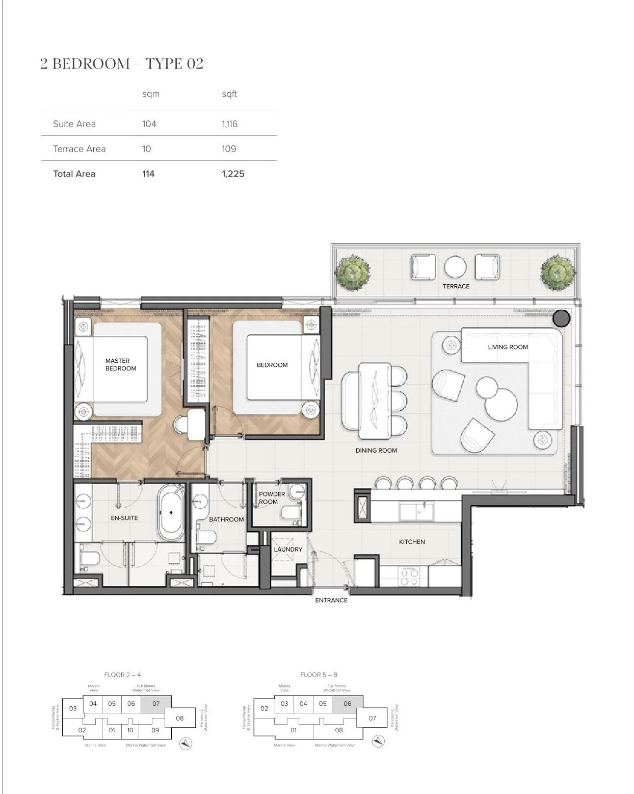 2 Beds 1225 Sq. Ft. Apartment in Prime Du Port Autograph Collection