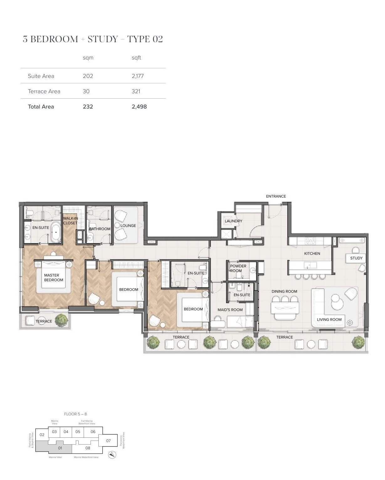 3 Beds 2498 Sq. Ft. Apartment in Prime Du Port Autograph Collection