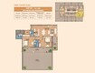 Purvanchal Triana Residences 2 Beds Layout
