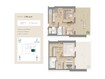 Qube Midora Residences 2 Beds Layout