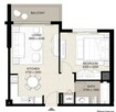 Rawda Apartments 1 Bed Layout