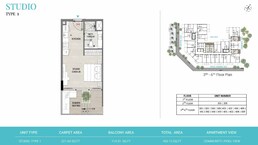 437 Sq. Ft. Studio in Reef 1000