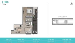 1 Bed 843 Sq. Ft. Apartment in Reef 999 Residences