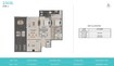 Reef 999 Residences 2 Beds Layout