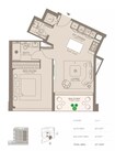 Regent Golf Grove 1 Bed Layout