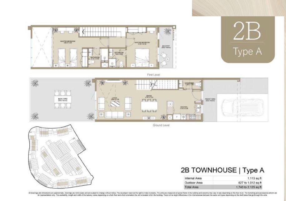 2 Beds 2125 Sq. Ft. Townhouse in Reportage Verdana 2