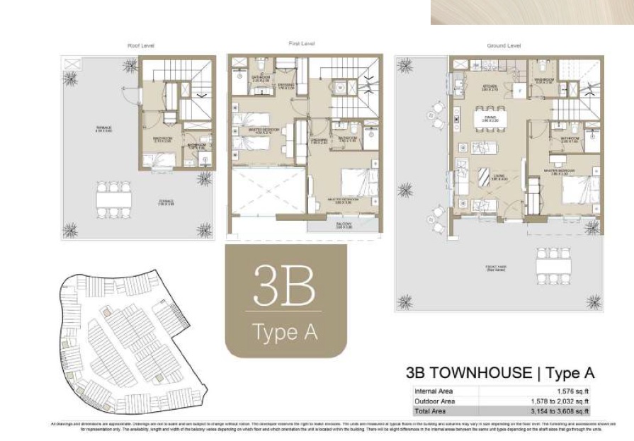 3 Beds 3608 Sq. Ft. Townhouse in Reportage Verdana 2