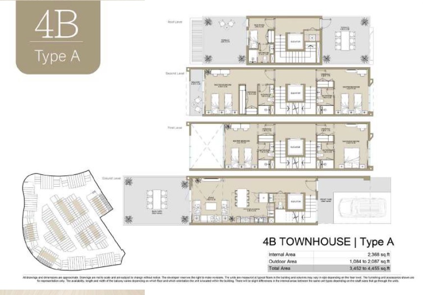 4 Beds 4455 Sq. Ft. Townhouse in Reportage Verdana 2